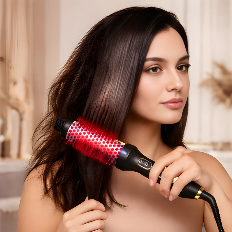 Silkara™ – 2-in-1 Infrared Heated Styling Brush | Straightens, Curls & Adds Volume + 50% OFF - Image 7