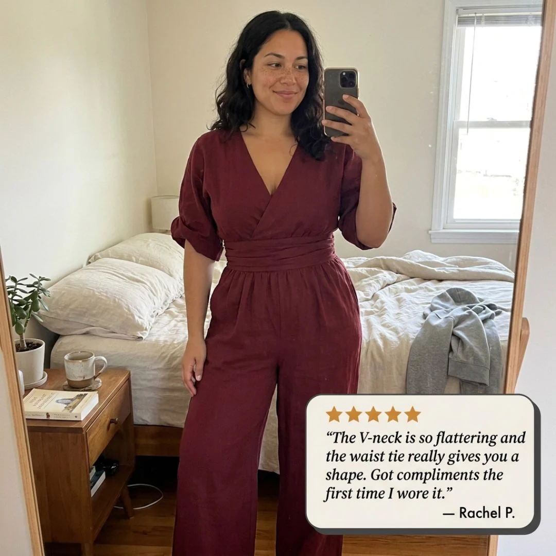 Solelle™ – Elegant V-Neck Wide-Leg Jumpsuit + 50% OFF - Image 6