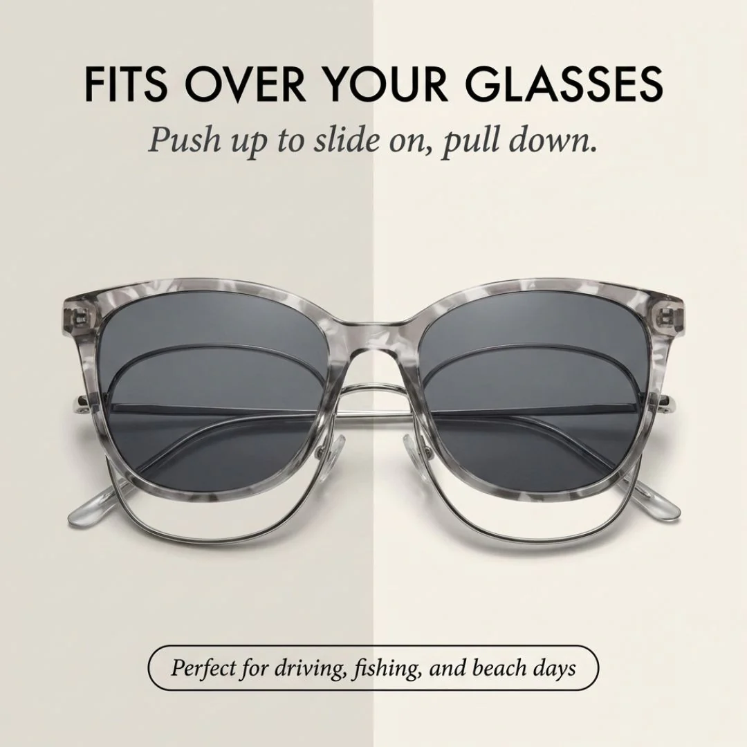 Solenne™ – Polarized UV400 Fit-Over Cat-Eye Sunglasses + 1+1 FREE - Image 5