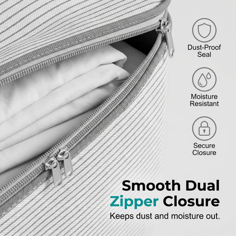 Stowhaven™ – Reinforced Foldable Storage Bag with Dual Zipper & Carry Handles + 50% OFF - Image 5