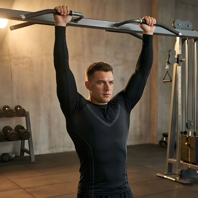 Tensile™ – Honeycomb Compression Long Sleeve Workout Shirt for Men + 50% OFF - Image 7