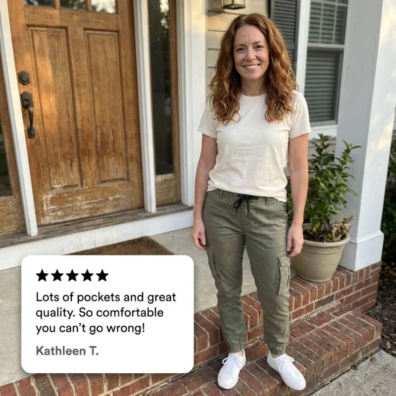 Terrova™ – Flattering Multi-Pocket Cargo Jogger Pants for Women + 50% OFF - Image 6