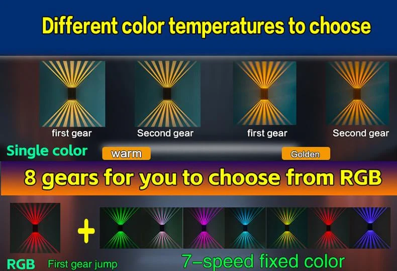 The AuraBeam Solar Wall Lights - Auto-Charged, Night-Bright, and  Dazzling Light Effects + 50% OFF - Image 6