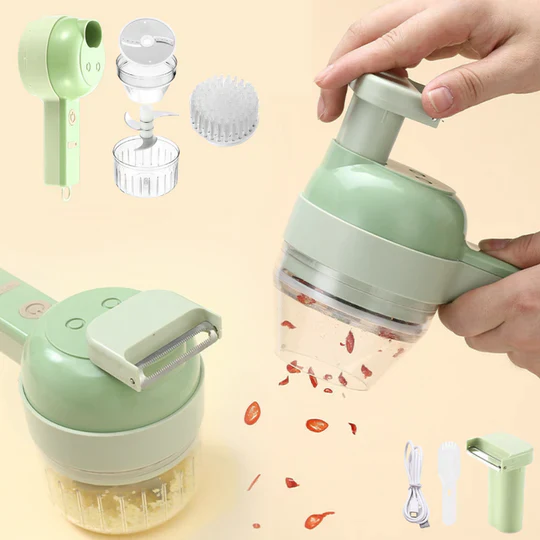 The AuraChop Food Processor - Cut Preparation Reduced, Fast Cleaning, and Stress-Free Cooking + 50% OFF - Image 2