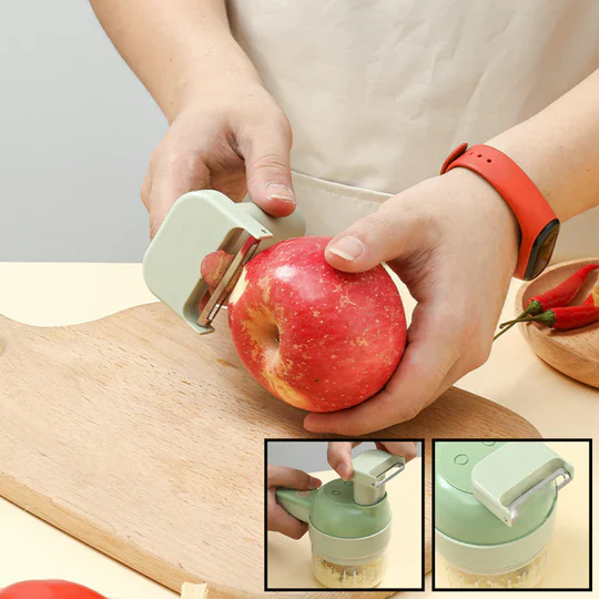 The AuraChop Food Processor - Cut Preparation Reduced, Fast Cleaning, and Stress-Free Cooking + 50% OFF - Image 4