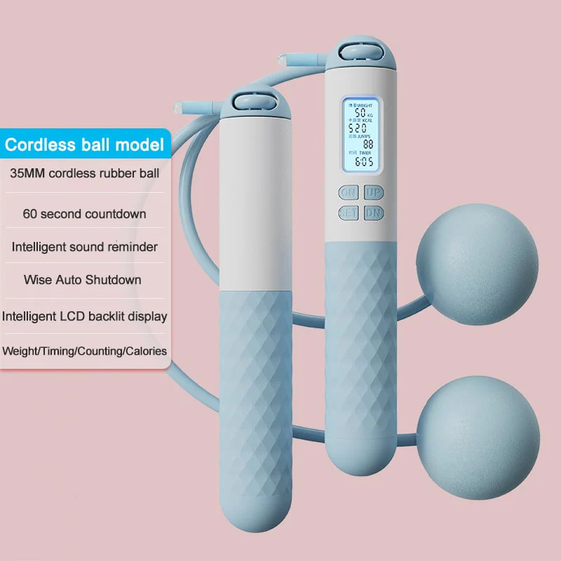 The AuraFit Smart Skipping Rope - Cordless/Rope Modes, Digital Counter, and Countdown +  50% OFF - Image 11