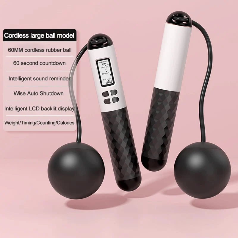 The AuraFit Smart Skipping Rope - Cordless/Rope Modes, Digital Counter, and Countdown +  50% OFF - Image 13