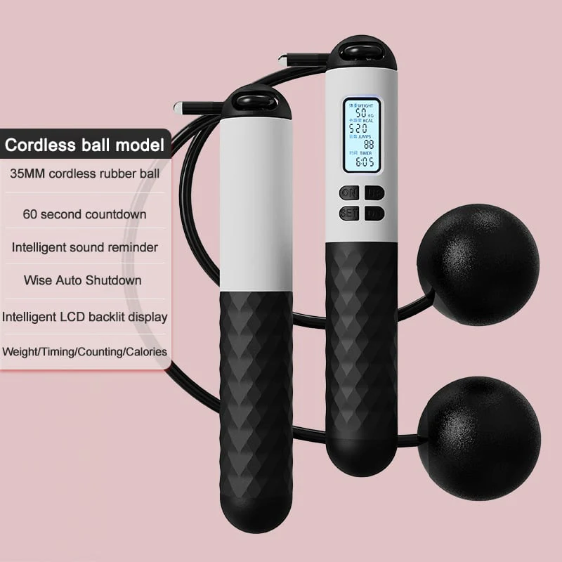 The AuraFit Smart Skipping Rope - Cordless/Rope Modes, Digital Counter, and Countdown +  50% OFF - Image 15