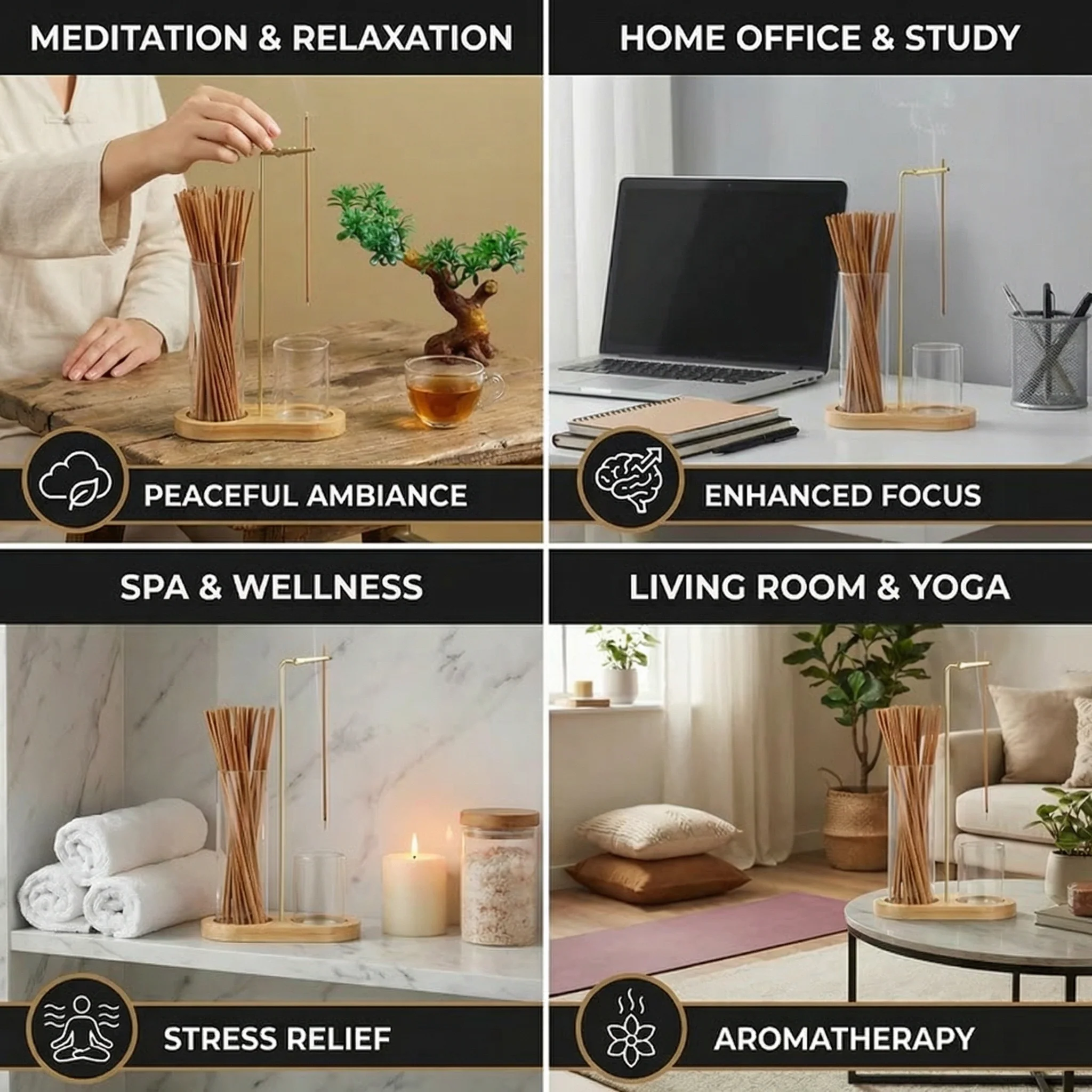 The AuraFlow Incense Catcher — Calm That Lasts, Without Ash Mess + 50% OFF - Image 4