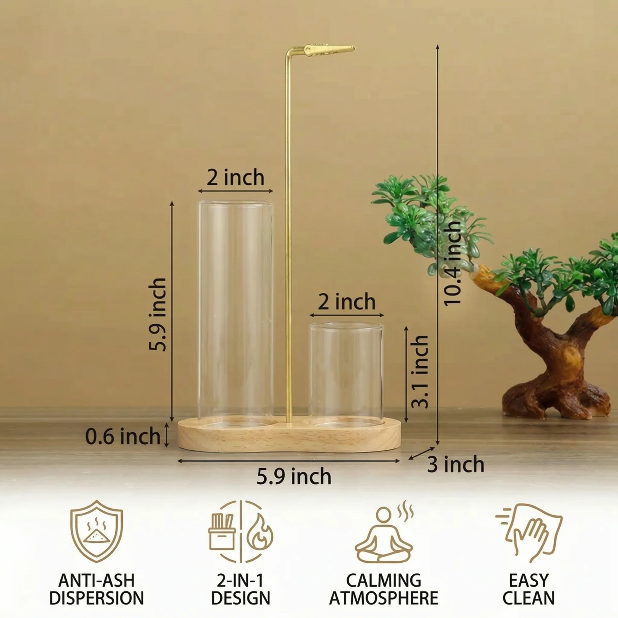 The AuraFlow Incense Catcher — Calm That Lasts, Without Ash Mess + 50% OFF - Image 5