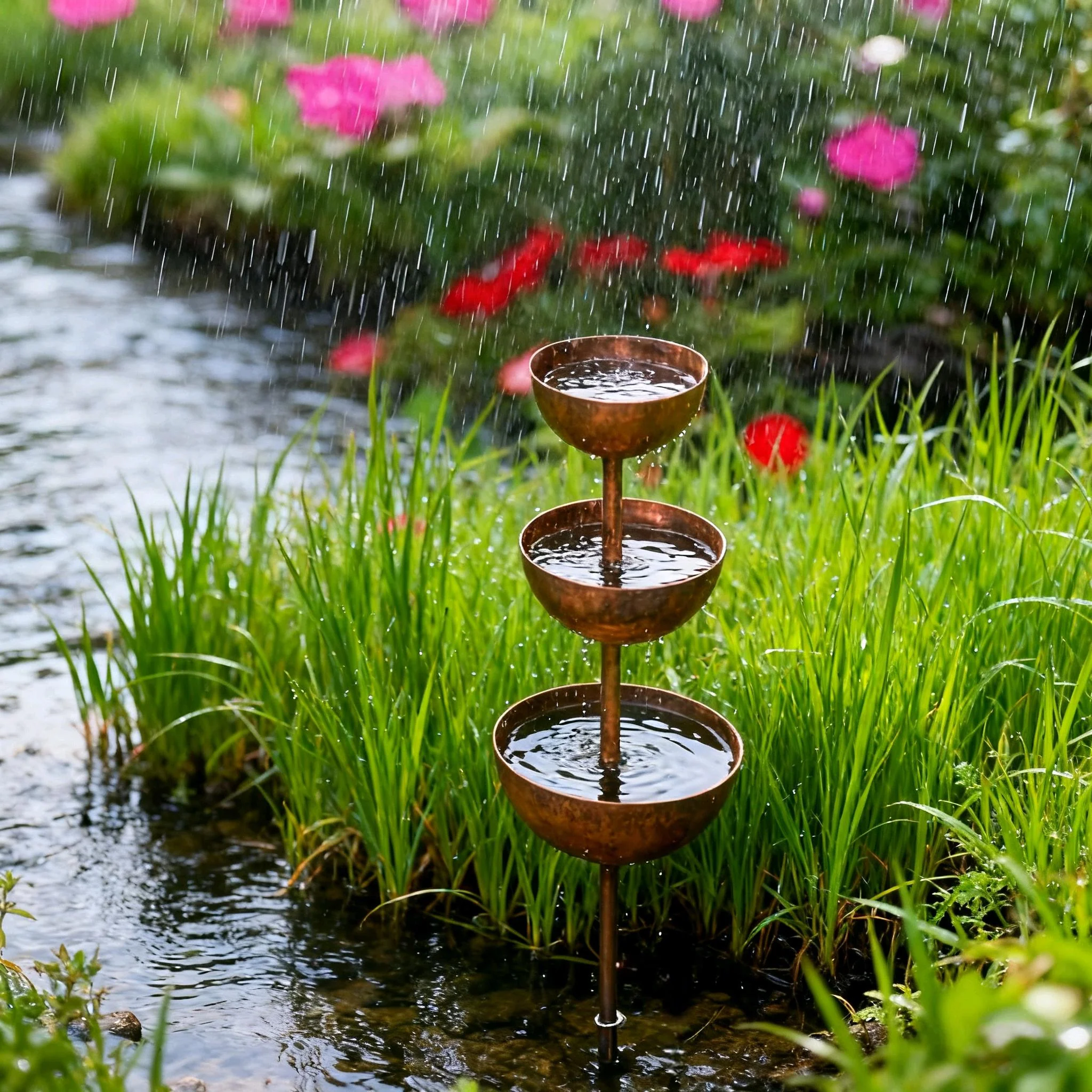 The AuraFlow Rain Catcher — Plant Support & Metal Garden Ornament + 50% OFF - Image 3