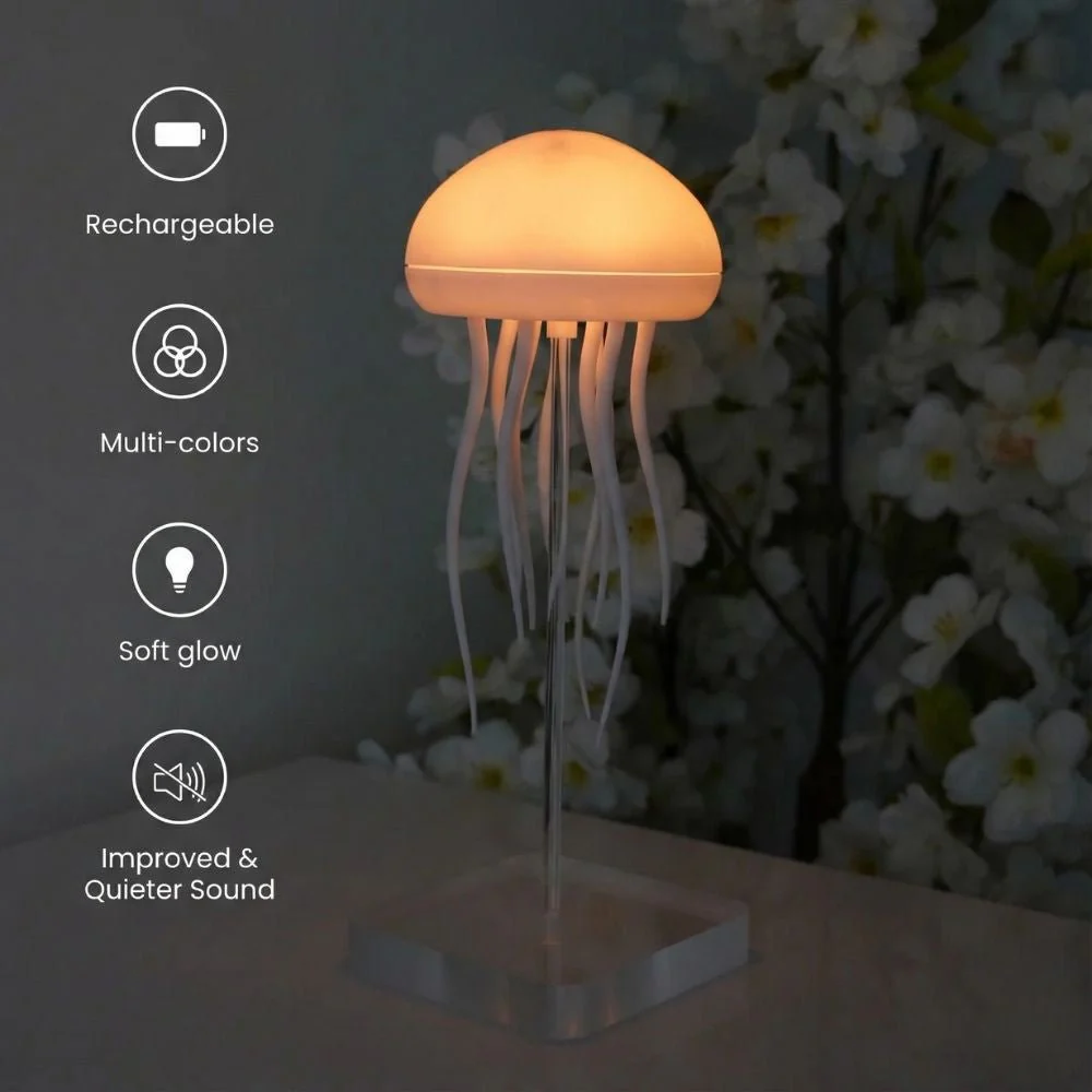 The AuraGlow Jellyfish Lamp — Rechargeable Floating Ambient Light 50% OFF - Image 2