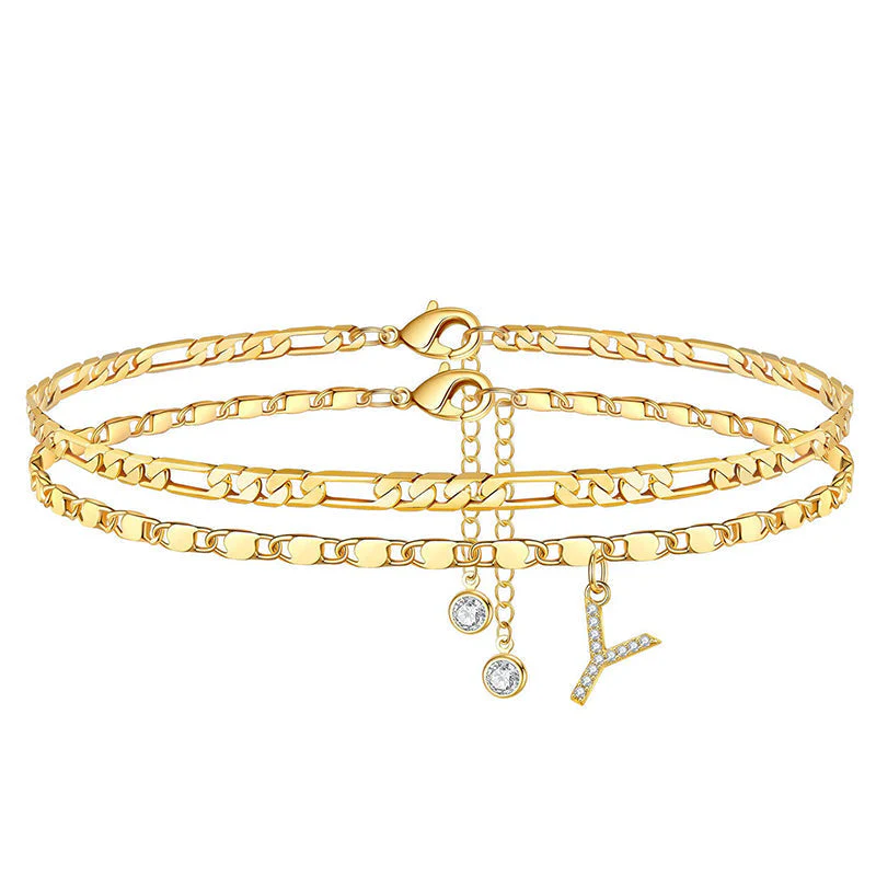 The AuraGlow Layered Anklet — Elegant Rhinestone Brilliance + 50% OFF - Image 33