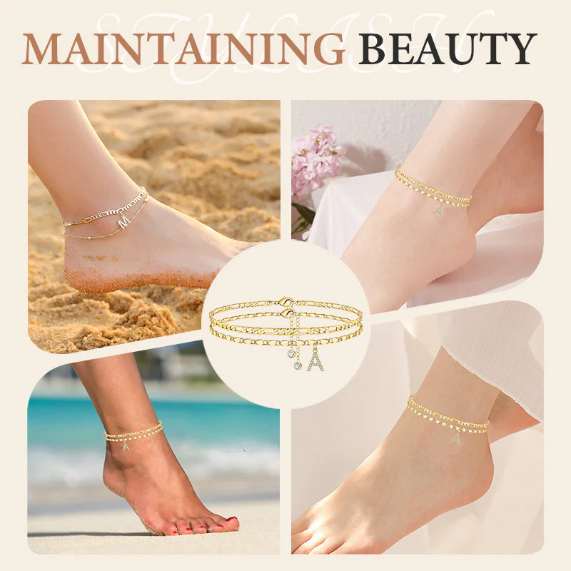 The AuraGlow Layered Anklet — Elegant Rhinestone Brilliance + 50% OFF - Image 6