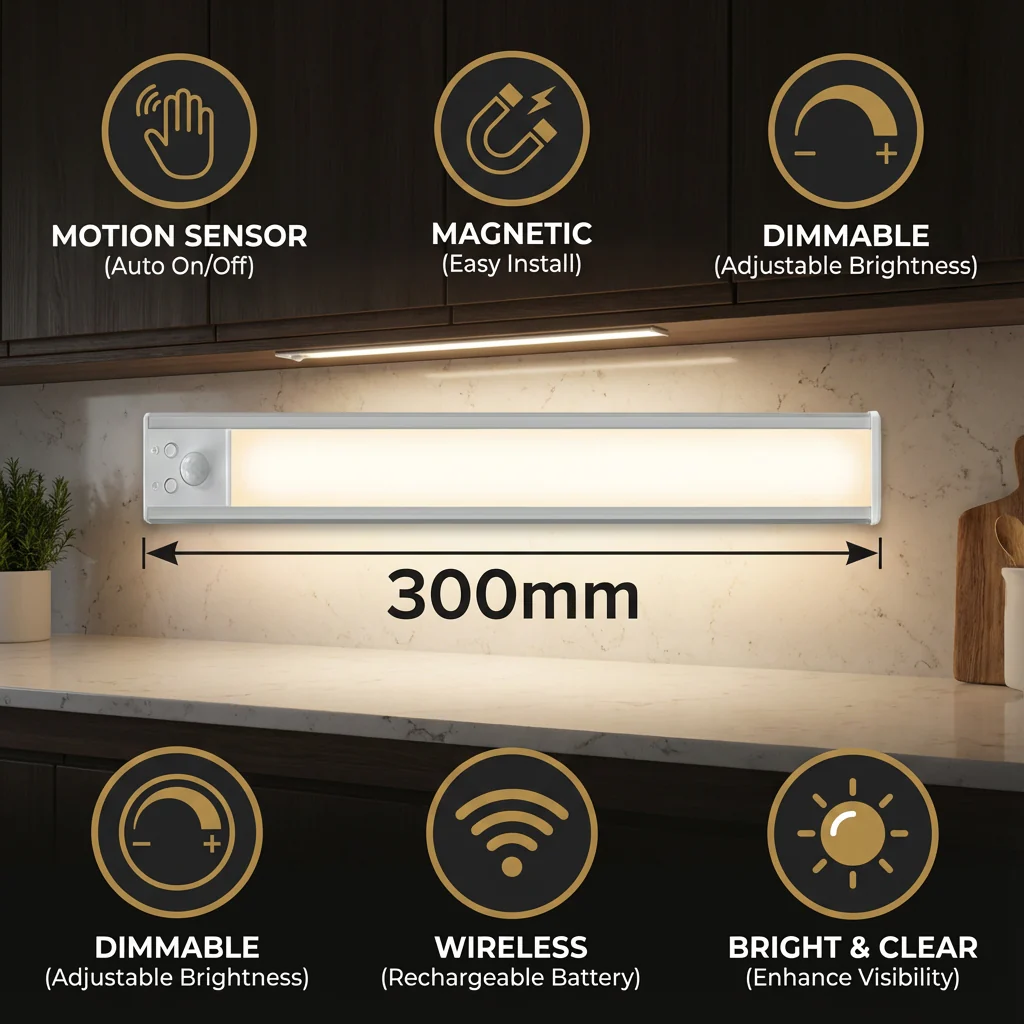 The AuraGlow Motion Beam — Intelligent Wireless Lighting + 50% OFF - Image 6