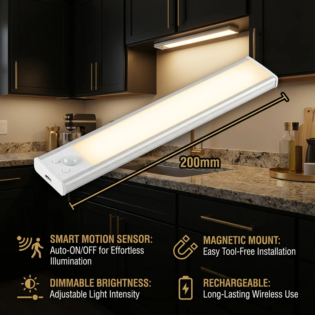 The AuraGlow Motion Beam — Intelligent Wireless Lighting + 50% OFF - Image 7