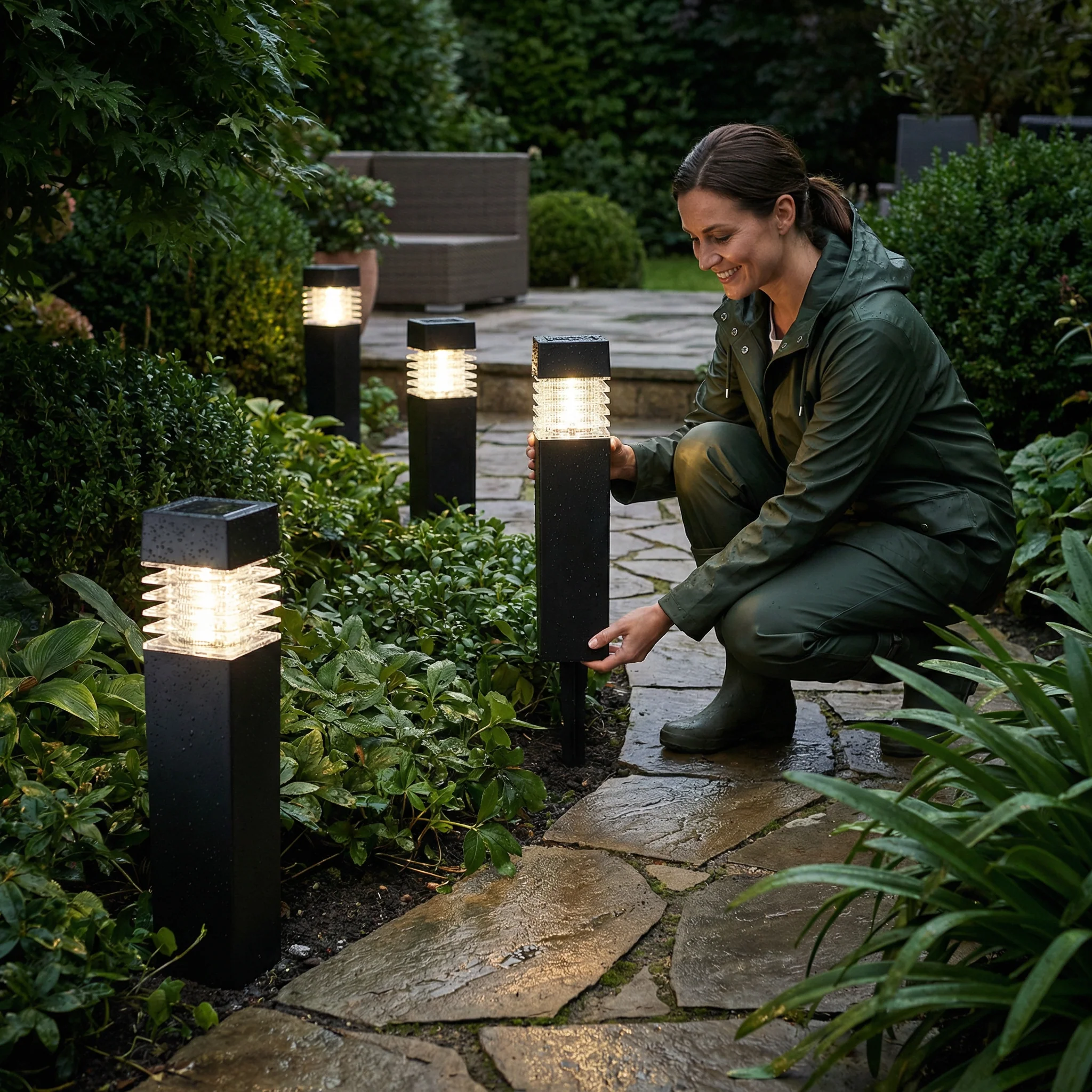 The AuraGlow Solar Ground Lights — Effortless Garden Ambiance + 50% OFF - Image 2