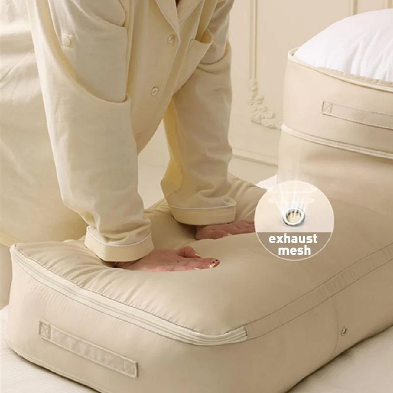 The AuraMax Compression Organizer - Ultra Space Saving, Self-Compression, and Large Khaki Size + 50% OFF - Image 4