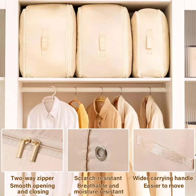 The AuraMax Compression Organizer - Ultra Space Saving, Self-Compression, and Large Khaki Size + 50% OFF - Image 8