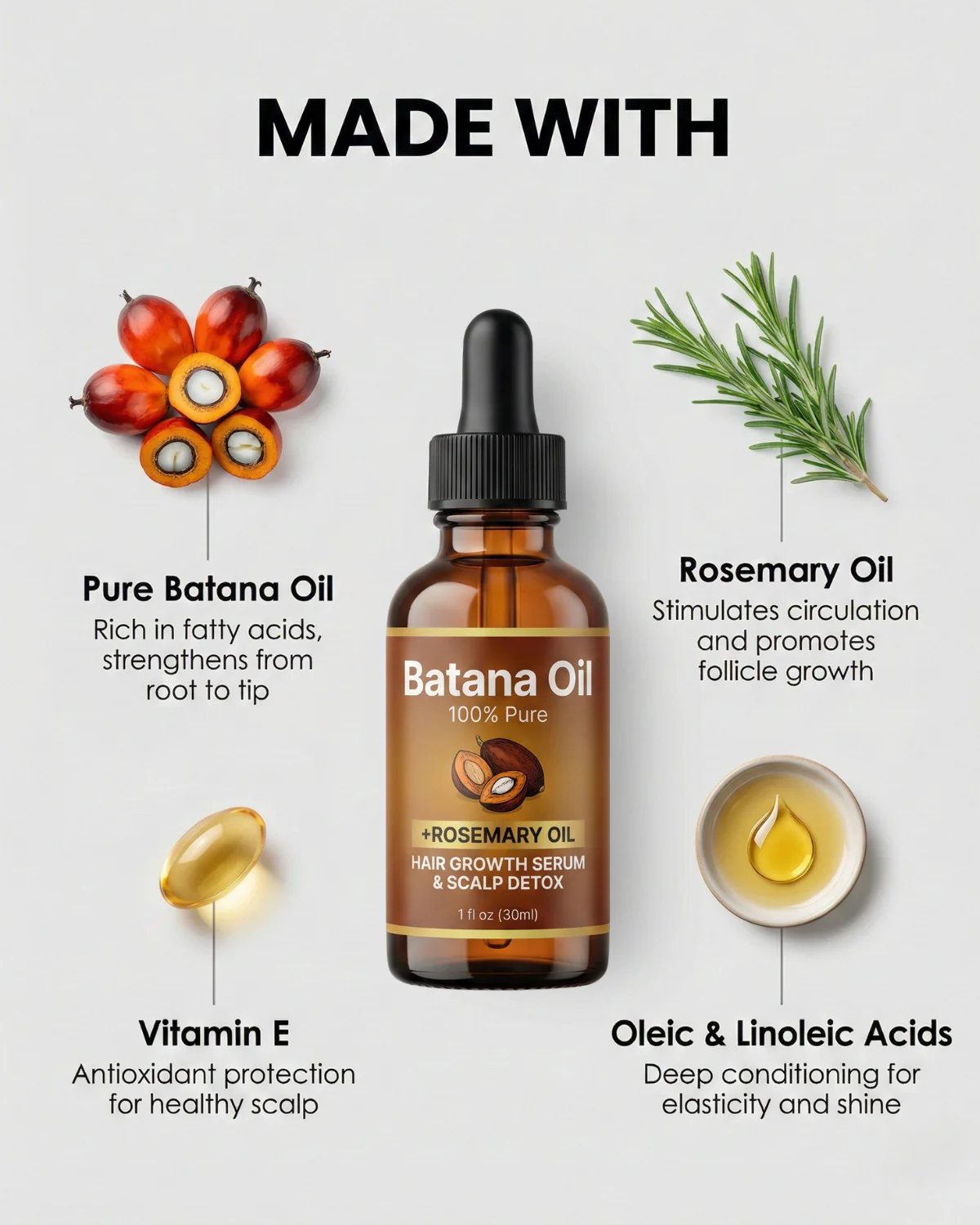 The AuraRoot Batana Oil — 100% Pure Formula for Natural Hair Growth - 50% OFF - Image 3