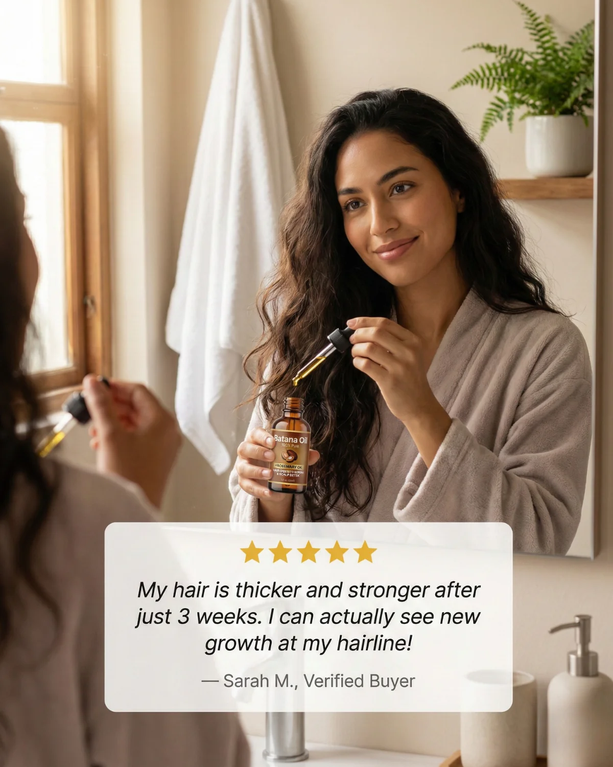 The AuraRoot Batana Oil — 100% Pure Formula for Natural Hair Growth - 50% OFF - Image 5
