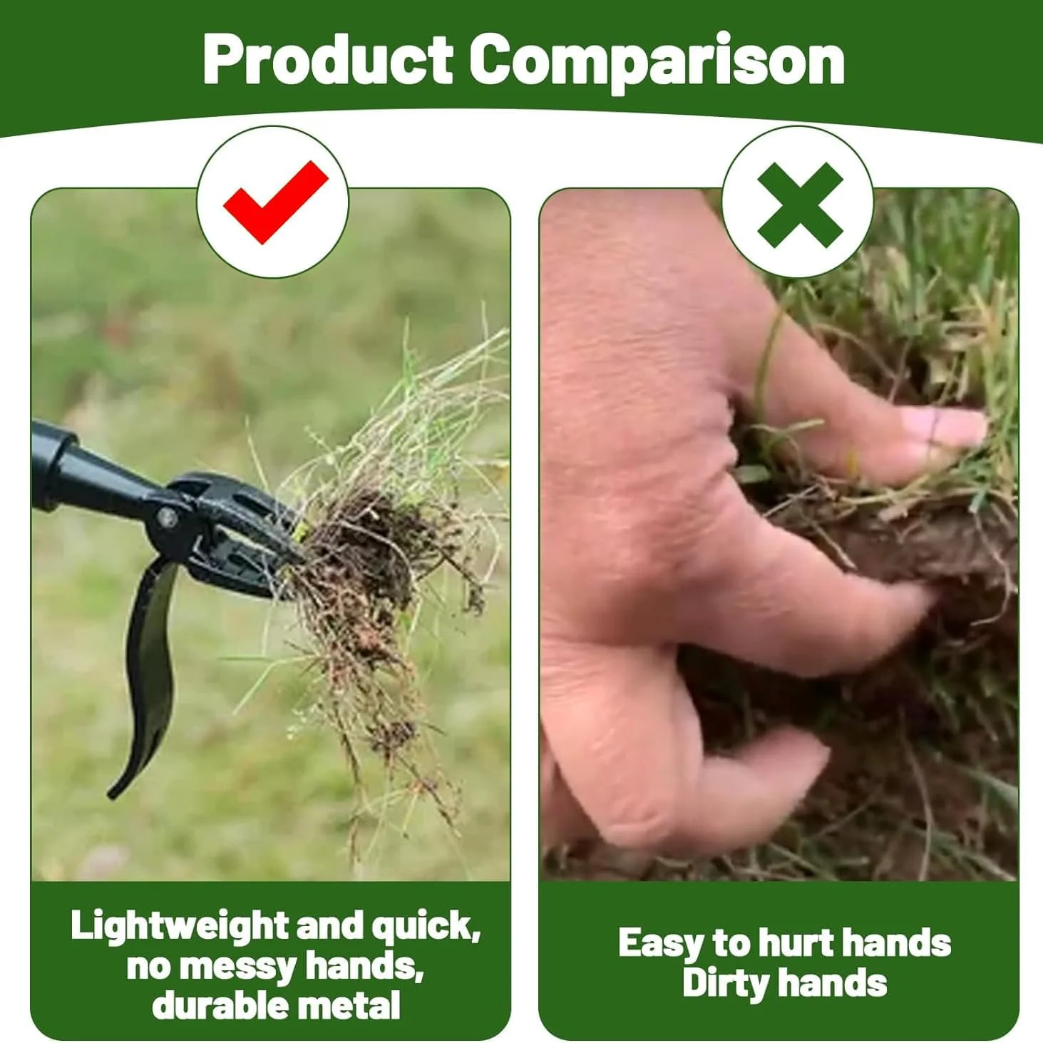 The AuraRoot Weed Puller — Effortless Weeding Without the Backache + 50% OFF - Image 3