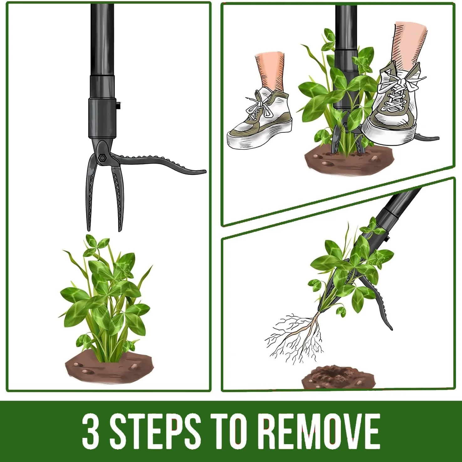 The AuraRoot Weed Puller — Effortless Weeding Without the Backache + 50% OFF - Image 9