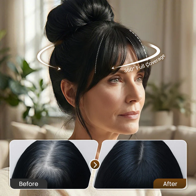 The AuraSilk Seamless Hair Topper — Lightweight & Invisible Confidence + 50% OFF - Image 2