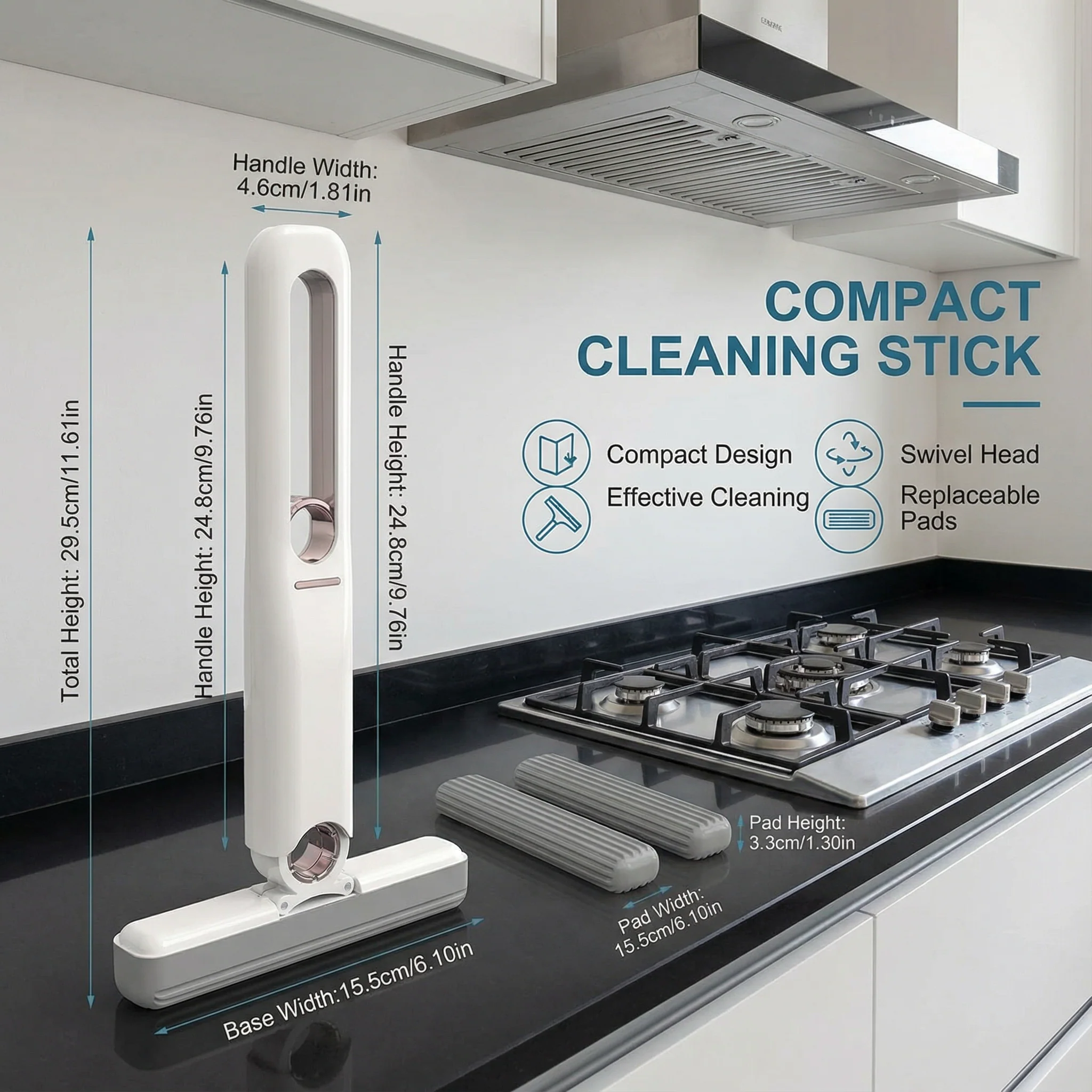 The AuraWipe Compact Stick — Effortless Cleaning For Every Surface + 50% OFF - Image 5