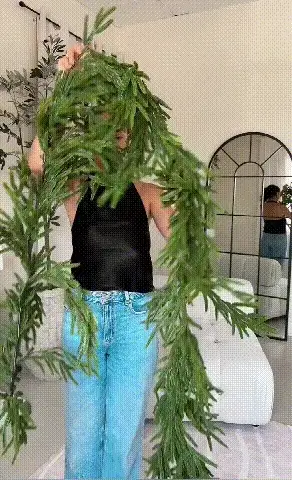 The Deluxe Norfolk Pine Garland - A Designer Look, Effortlessly + 50% OFF - Image 2