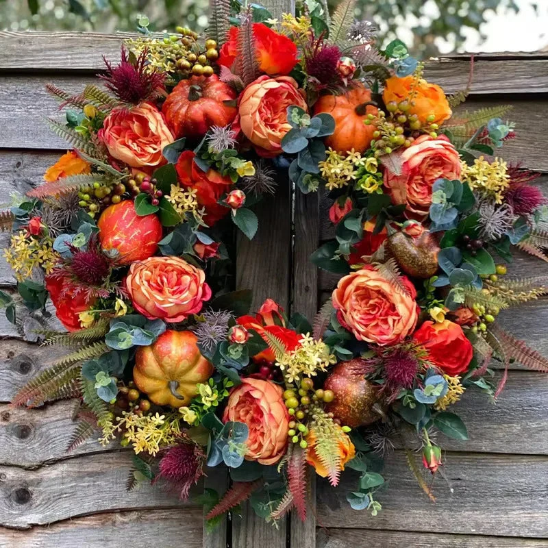 The Farmhouse Pumpkin Wreath - A Perfect Fall Welcome + 50% OFF - Image 2