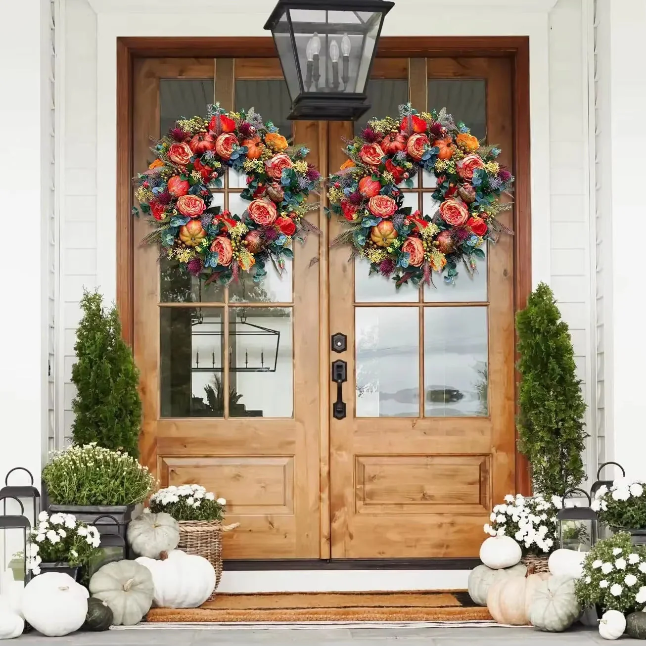 The Farmhouse Pumpkin Wreath - A Perfect Fall Welcome + 50% OFF - Image 5