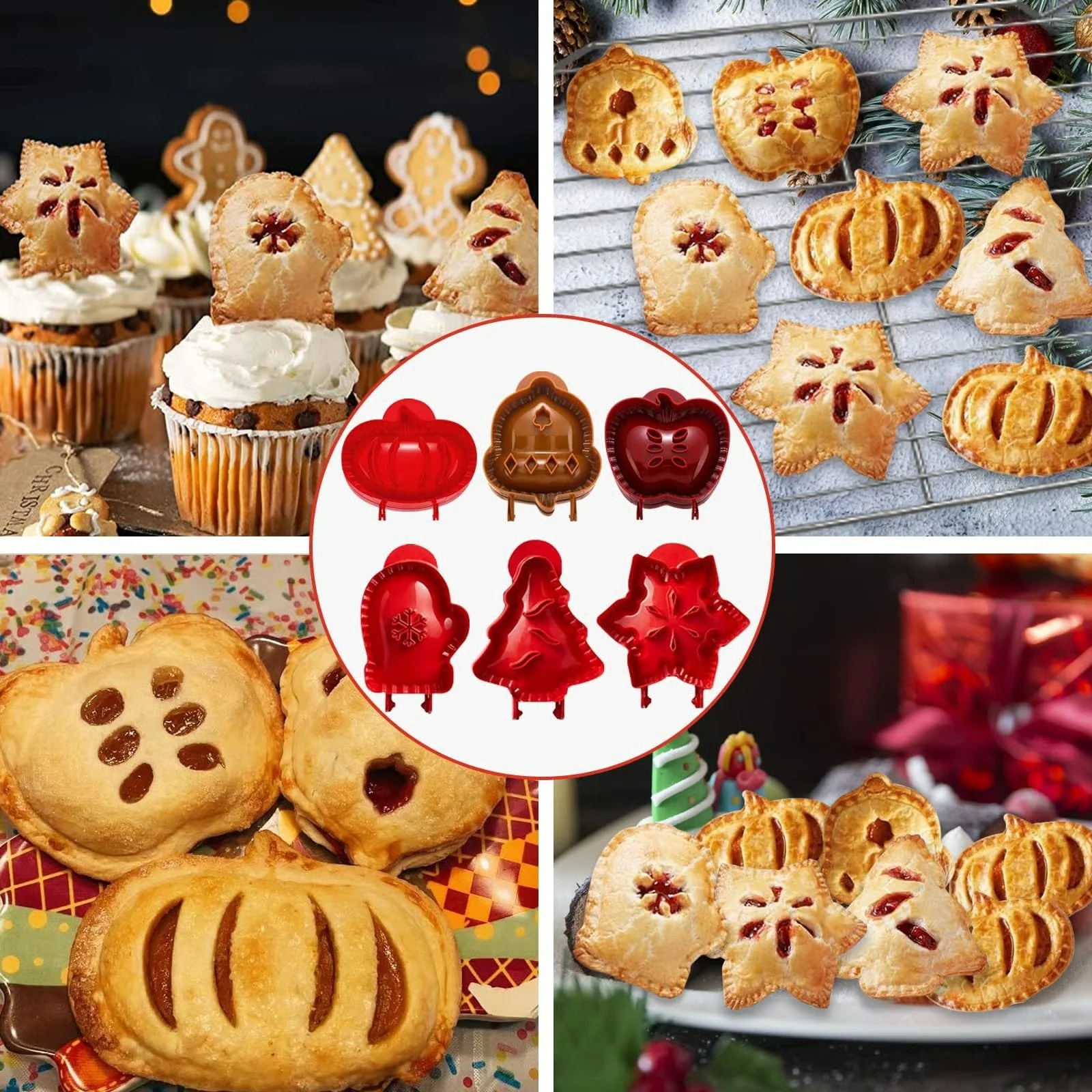 The FestiveBake Pie Molds - Craft Perfect Pies, Effortlessly +50% OFF - Image 5