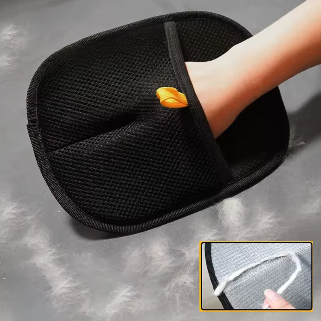 The FurGrip Grooming Gloves - Pet Hair Off in One Swipe +  1+1 FREE - Image 5