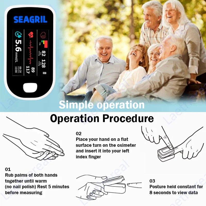 The HealthSense Glucose Monitor - 99.9% Accuracy, Zero Pain + 50% OFF - Image 2