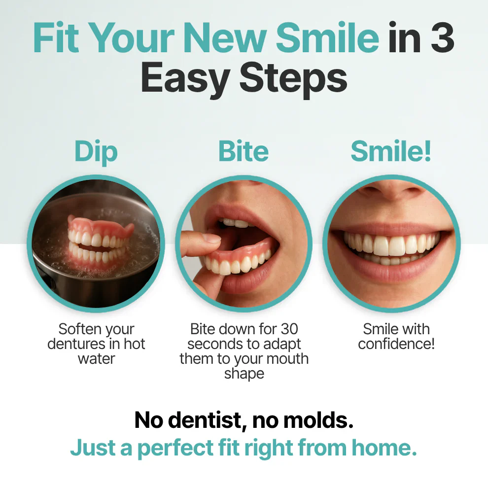 The InstaSmile Custom Dentures - Smile With Confidence Again + ENDS TODAY + 50% OFF - Image 5