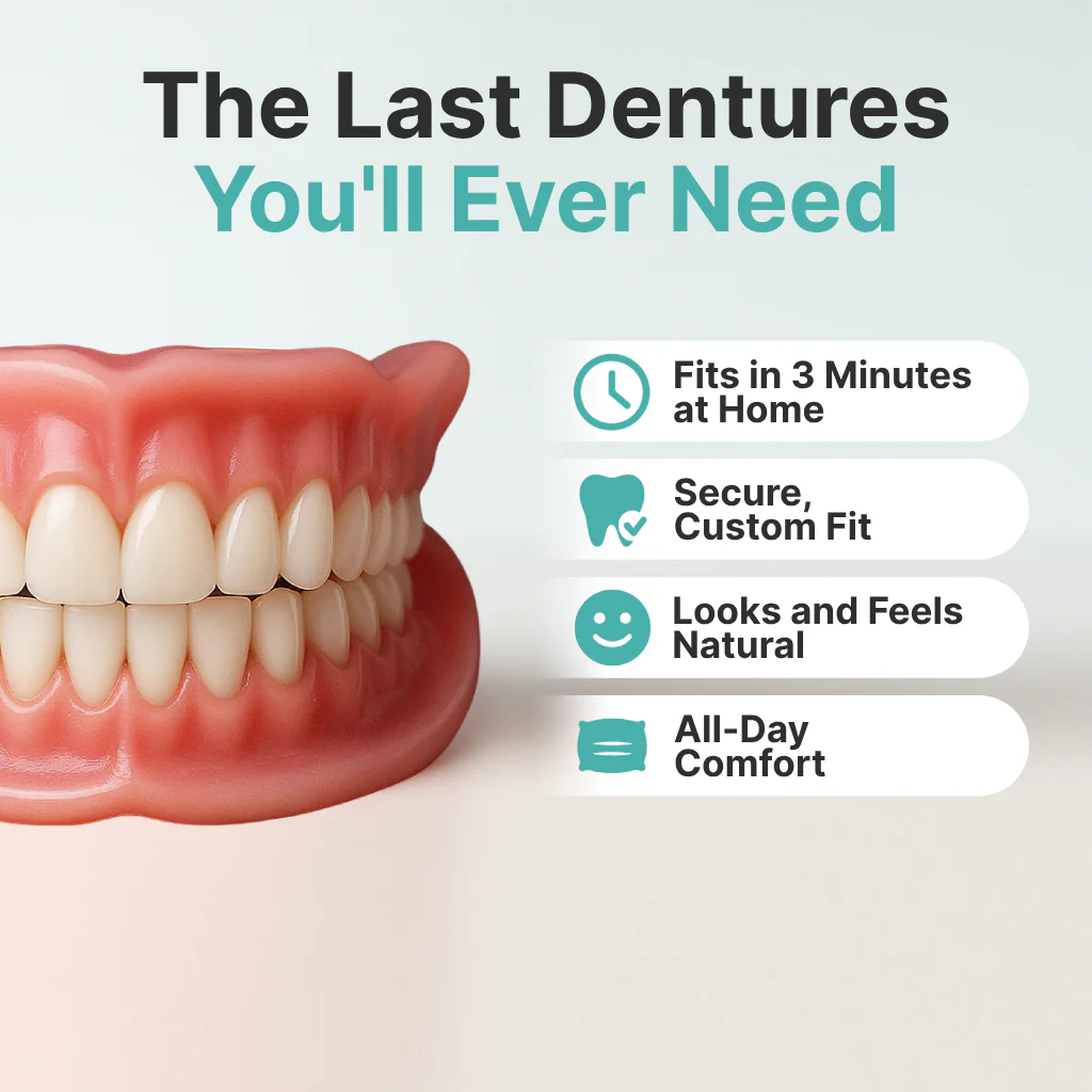 The InstaSmile Custom Dentures - Smile With Confidence Again + ENDS TODAY + 50% OFF - Image 6
