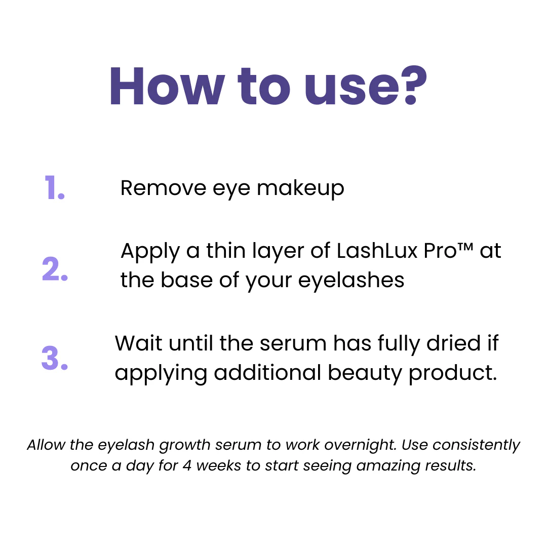The LashLux Pro Serum - Longer Lashes in 7 Days + 1+1 FREE - Image 6
