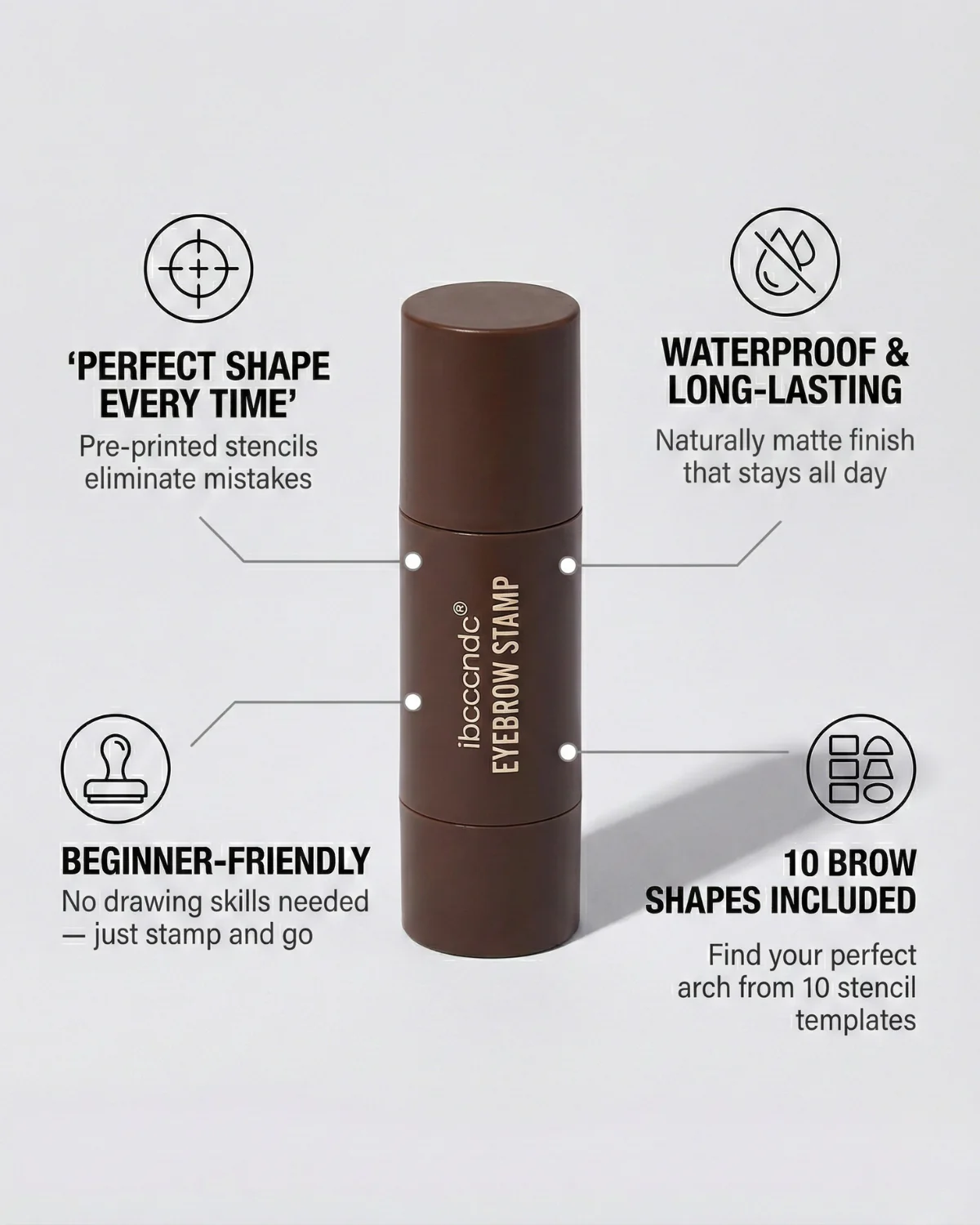 The Perfect Brow Stamp Kit - Flawless Brows in Minutes + 50% OFF - Image 3