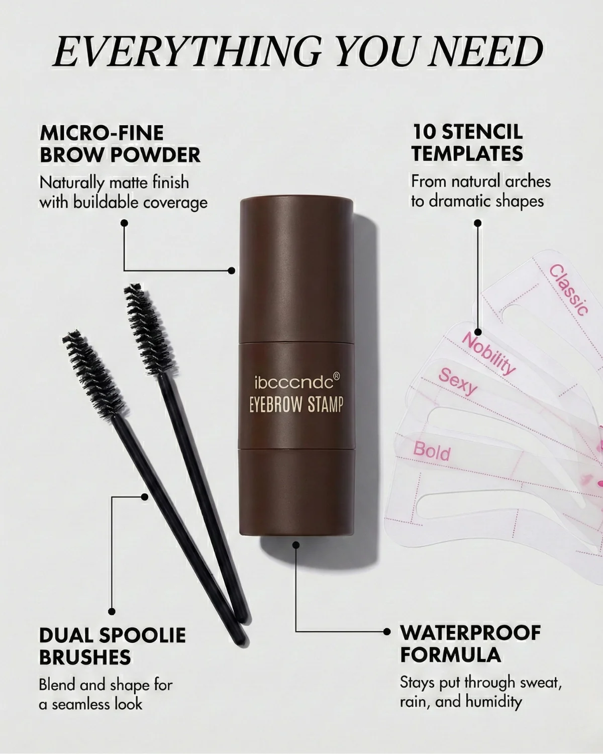 The Perfect Brow Stamp Kit - Flawless Brows in Minutes + 50% OFF - Image 5