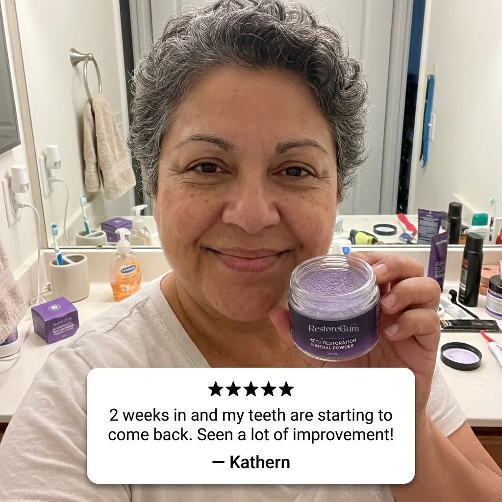 The RestoreGum Mineral Powder - Dentist-Approved, TGA Recommended for Gum & Tooth Repair + 50% OFF - Image 5