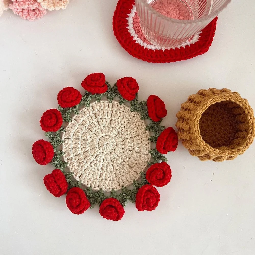 The Rose Bouquet Coaster - The Coaster That Blooms + 50% OFF - Image 3