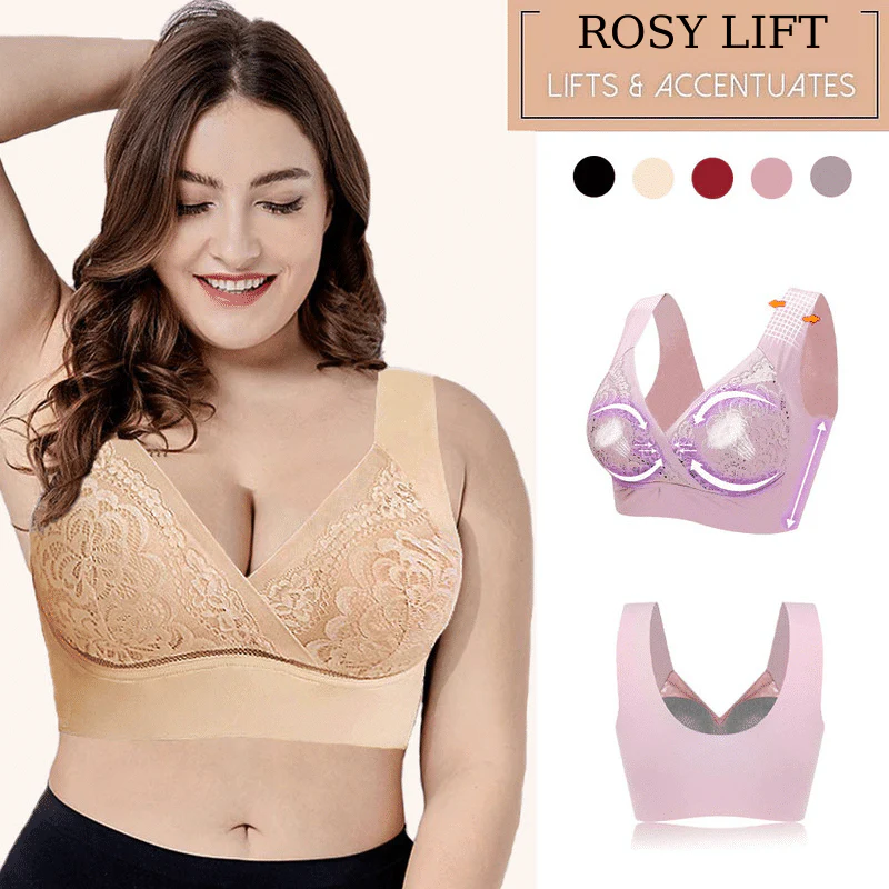 The Rosy Lift Bra - Comfort, Support & Style, All Wireless +50% OFF - Image 5