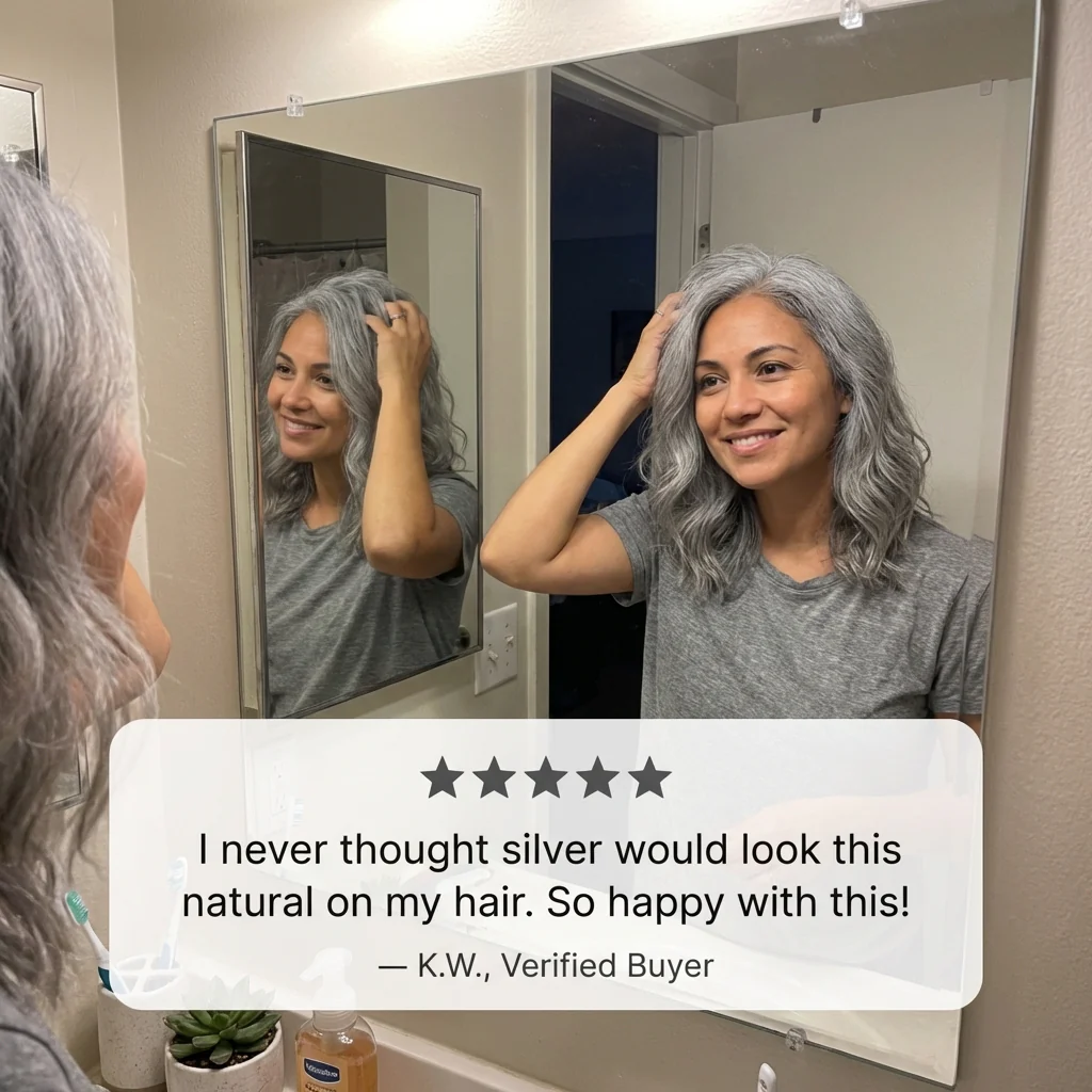 The SilverEssence Hair Colour - A Silver Tint, Without the Damage + 50% OFF - Image 5