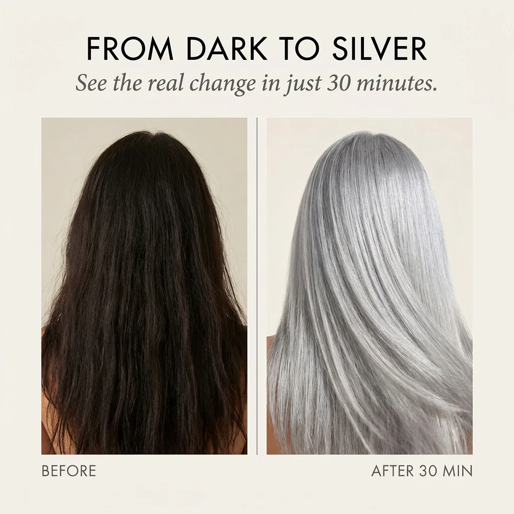 The SilverEssence Hair Colour - A Silver Tint, Without the Damage + 50% OFF - Image 3
