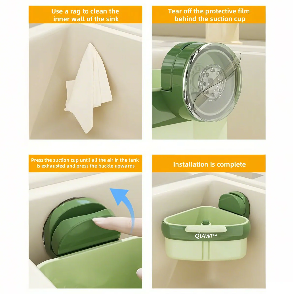 The Sink-Caddy™ Corner Rack - A Clog-Free Sink, Hands  - 1+1 FREE - Image 2