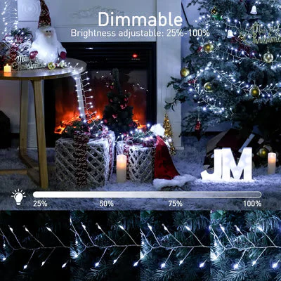 The SparkleWave Fairy Lights - IP44 Waterproof, 8 Dynamic Modes, and Energy Efficient + 50% OFF - Image 3