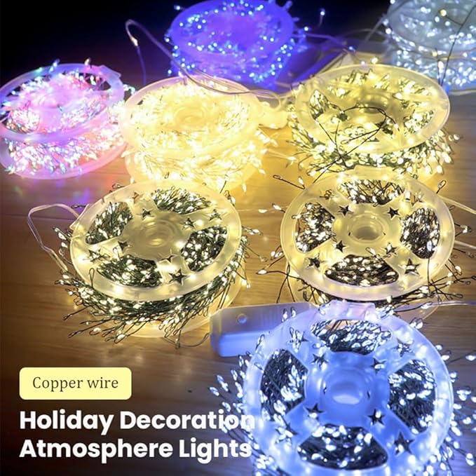 The SparkleWave Fairy Lights - IP44 Waterproof, 8 Dynamic Modes, and Energy Efficient + 50% OFF - Image 4