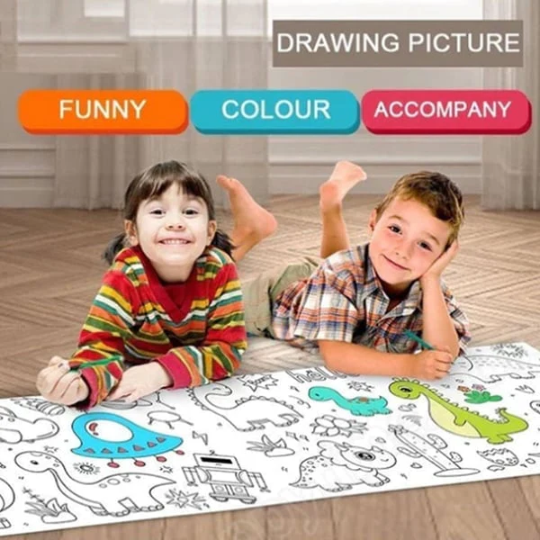 The WonderWall Drawing Roll - Screen-Free Fun, Mess-Free Walls + 50% OFF - Image 3