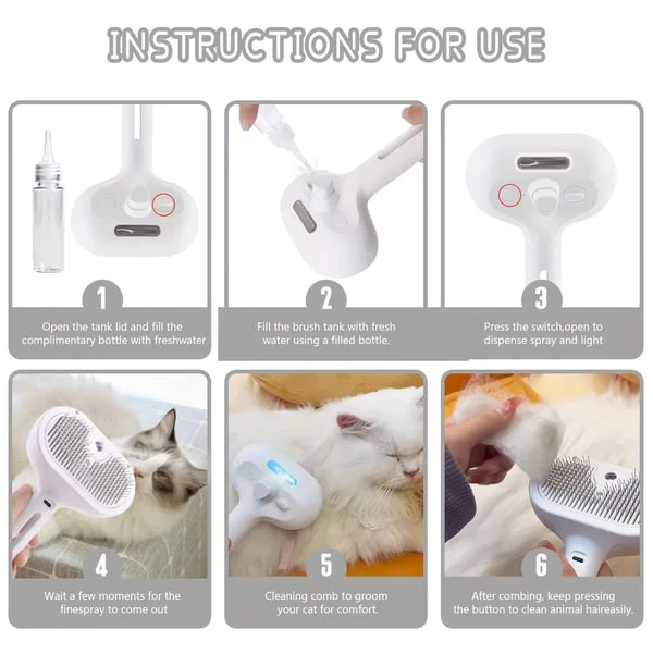The ZenPaws Steamer - The Brush Your Pet Will Actually Love - 50% OFF - Image 3